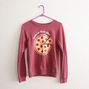 Hollister Pizza Love At First Slice Pullover